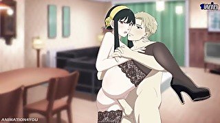 Spy X Family Loid fuck Yor hentai cartoon anime handjob creampie asian japanese naruto demon slayer