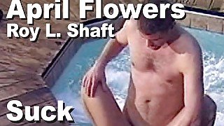 April Flowers & Roy L. Shaft Suck Fuck Facial