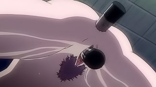 Horny hentai babe masturbating