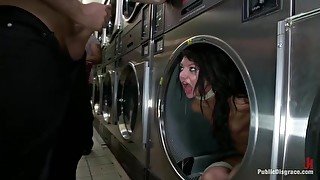 Filthy Whore Fucked At The Laundromat - Teaser Video