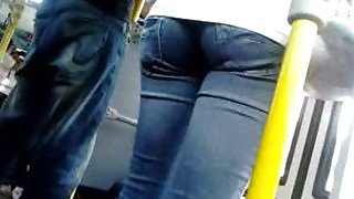 Perfect Ass on the Bus