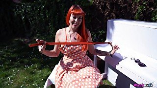 Auburn Fox - Cumming in The Garden:Pt2 - Sexy Videos - WankitNow