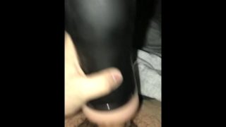 Teen fucks pocket pussy