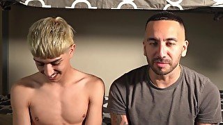 Skinny Latin twink fucked bareback HungPapi Juven