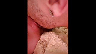 Pretty pussy squirts so much