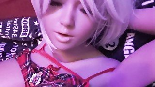 Sexy Love Doll SEX - I made a lot of ejaculation while moaning.