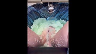 Watch my sexy feet play in the pedicure bath