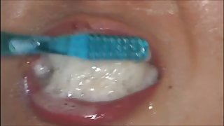 asian with dried cum on face cumbrush