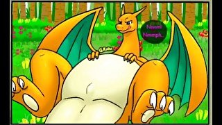 Huge Pokemon Chirizard Caught And Ate A Sexy Girl