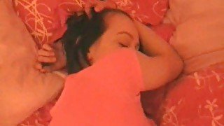 Sleepy girl woken up to fuck hard