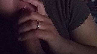 milk for the little slut/ homemade POV blowjob