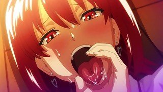 Beautiful Redhead With Huge Tits Loves Swallowing Semen and Tongue Kissing  Hentai Anime 1080p