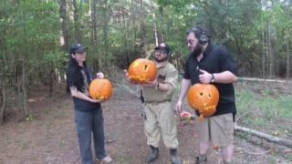 Pumpkin Carving Contest with GUNS!