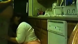 Fat Amateur Mature Fun in The Kitchen