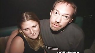 Teen Freak On a Leash in Porn Theater Gangbang!