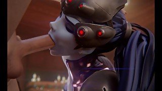 Overwatch Widowmaker face fuck - (Fpsblyck)