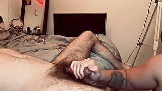 Sucking this tasty uncut British Dick Marc McAulay foreskin playing with his tongue! YUM PRECUM