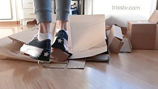 Sneakers Crushing Carton Boxes 2023  PART 01