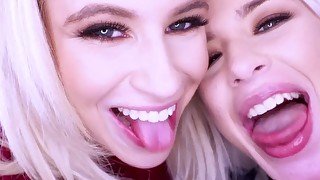 JESSIE SAINT & KIARA COLE PERFORM ORAL ON ONE ANOTHER AND A LUCKY GUY