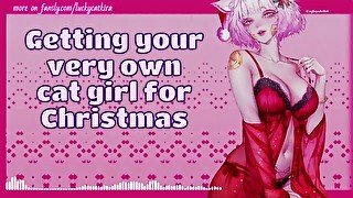 Getting Your Own Cat Girl For Christmas (She is Yours Forever) (ASMR)