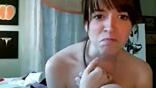 Brunette Teen with Big Tits on Webcam