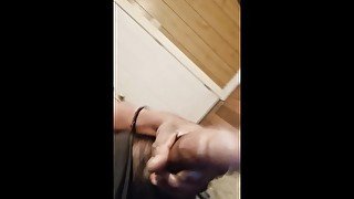 Pulling my Big Ga Dick out