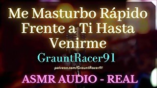 Estoy toda mojada... ASMR Real - Me Masturbo Frente a Ti Hasta Venirme Fuerte - Audio ASMR