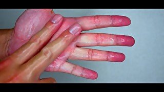 hot finger stroke ASMR