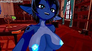 Smolder the Smol Dragon Hentai 3d