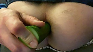 Feeding my hungry ass with cucumbers