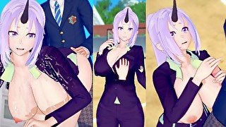 【エロゲーコイカツ！】転スラ シオン 3DCG巨乳アニメ動画[Hentai Game Koikatsu! tensura Shion(Tensei shitara slime datta ken)]