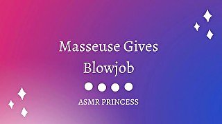 Masseuse Gives Blowjob Audio ASMR