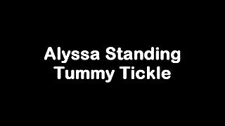 Alyssa Standing Tummy Tickle