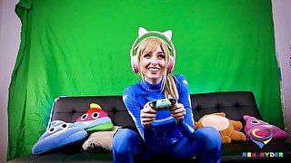 Rex Ryder XXX  Cosplay Girl Decides To Fuck While Streaming  Featuring Pornstar Ailee Anne