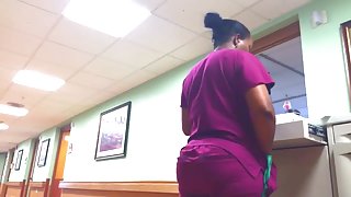 NURSE WITH A ROUND PLUMP ASS!!!!