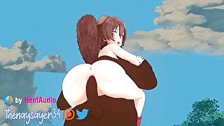 Cute anime girl anal fuck by BBC - 3d animation loop with sound