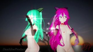 MMD R18 4k  Mirror dance Yamakaze - Lupin 1032