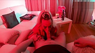 POV Hot Babe With Perfect Tits and Great Ass - Sucking and Fucking