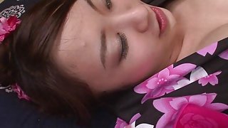 Two kimono wearing babes fucked like crazy