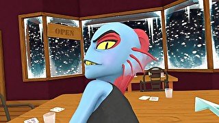 Undertale Undyne compilation White guy