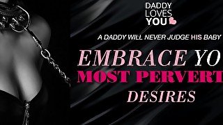 DDLG ROLEPLAY Daddy teaches you how to EAT PUSSY   Daddy Loves You Podcast