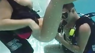 Hot Blonde First Time Scuba Fuck