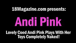 Cute Coed Andi Pink Makes You Want To Play With Her Nice Natural Tits