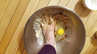 Bizarre Foot Fetish Request, Making Cookies with My Feet!