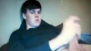 chubby young guy with huge  cock on cam