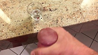 Cumming In A Shot Glass For My Girlfriend