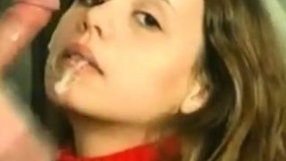 White amateur teen blowjob fuck facial