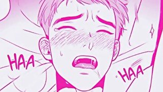 Anime Guy Uke Aheago Moaning Desperately