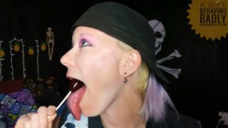 Long tongue candy fun