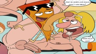 Pizza Guy - Uncle GrandPa - Yaoi Hentai Gay Hard